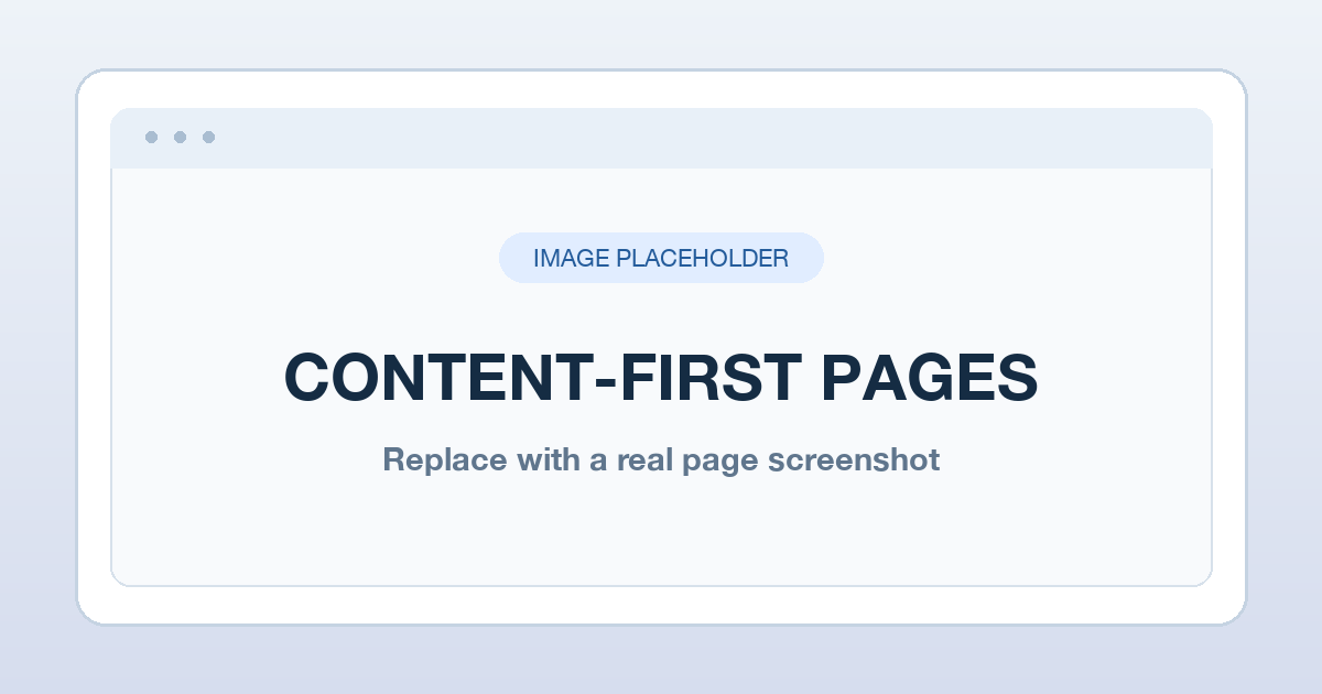 Placeholder for a content-focused Astro business website page